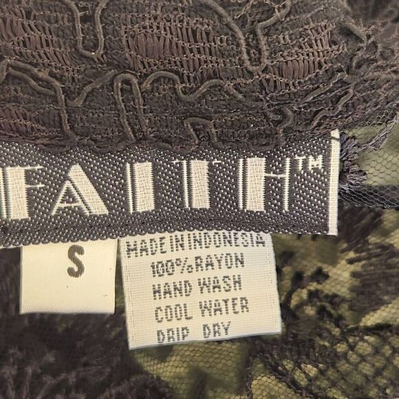 Faith vintage 3 pc set smal womens 80s 90s coat skirt top beaded jeweled Three F - Picture 10 of 10
